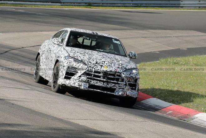 兰博基尼 Urus 新款原型 SUV 路测图曝光：混合动力再进化