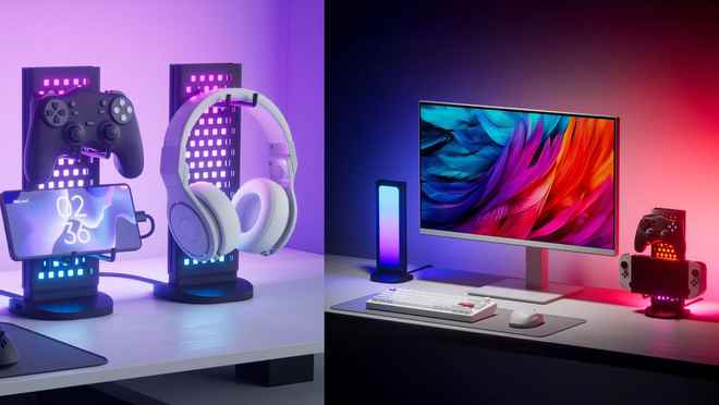 点亮你的桌面：绿诺 Nanoleaf 推出 Pegboard Desk Dock 配件