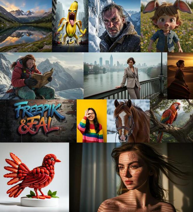 F Lite 登场！Freepik 打造版权安全的 AI 图像生成工具