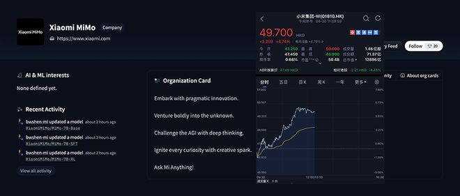 小米首个推理大模型突然开源！股价上涨近5%