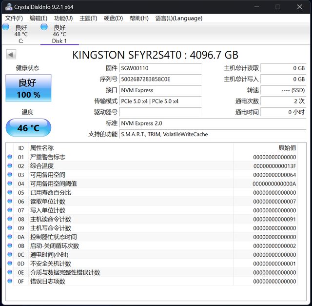 Kingston FURY Renegade G5评测 最速PCIe5.0固态硬盘诞生