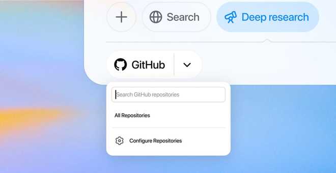 OpenAI ChatGPT 推首个深度研究连接器，可洞察 GitHub 代码库