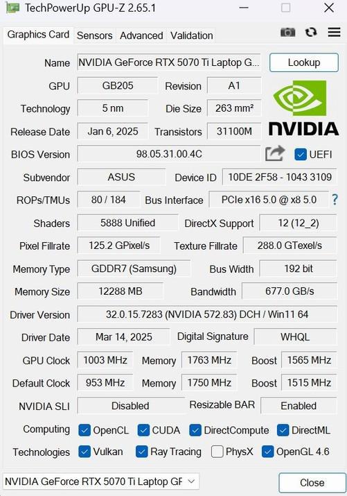 RTX 5070 Ti笔记本电脑GPU深度评测：到底值不值得买