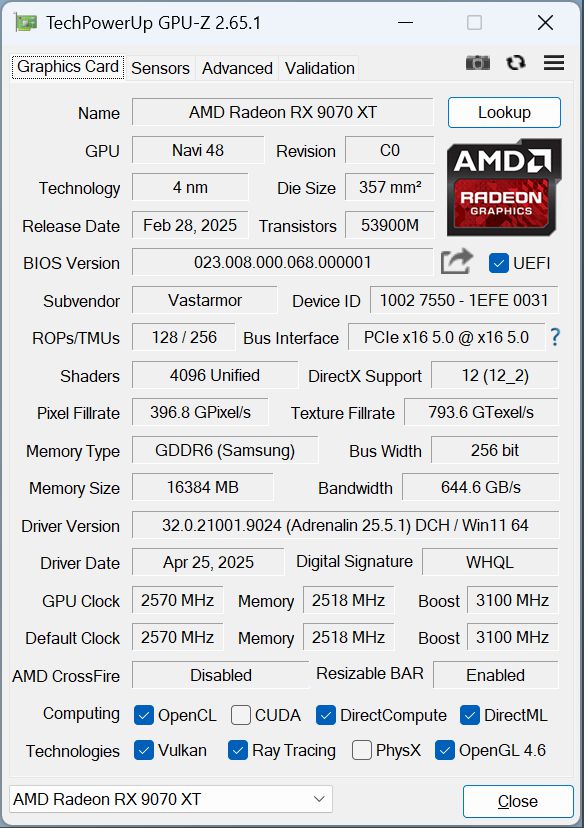 散热好又静音，关键性能也很强!瀚铠RX 9070 XT 超合金 Ultra评测