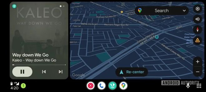 谷歌 Android Auto 新特性：调整播放器控件布局、优化游戏显示