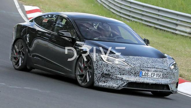 特斯拉 Model S 电动车第三次改款，测试图曝光