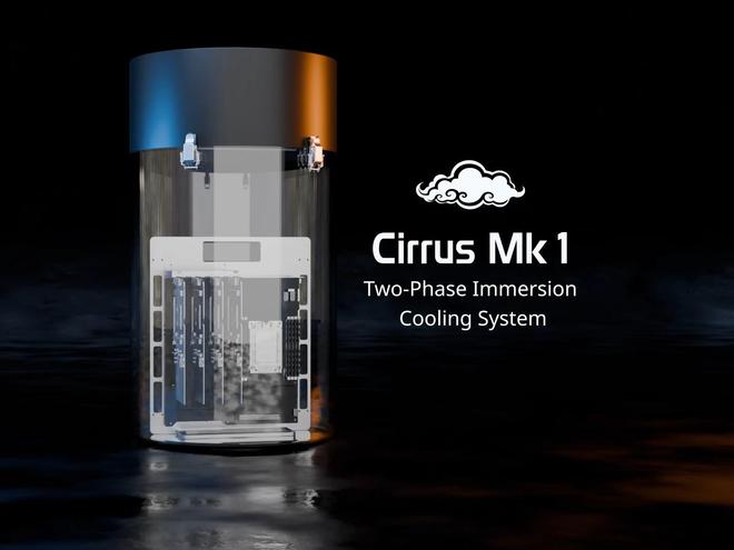 安耐美展示 Cirrus Mk 1 两相浸没式散热方案，解热能力超 3kW