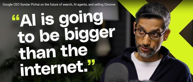 谷歌CEO万字访谈：吐槽OpenAI发布时间，回应Chrome出售传闻